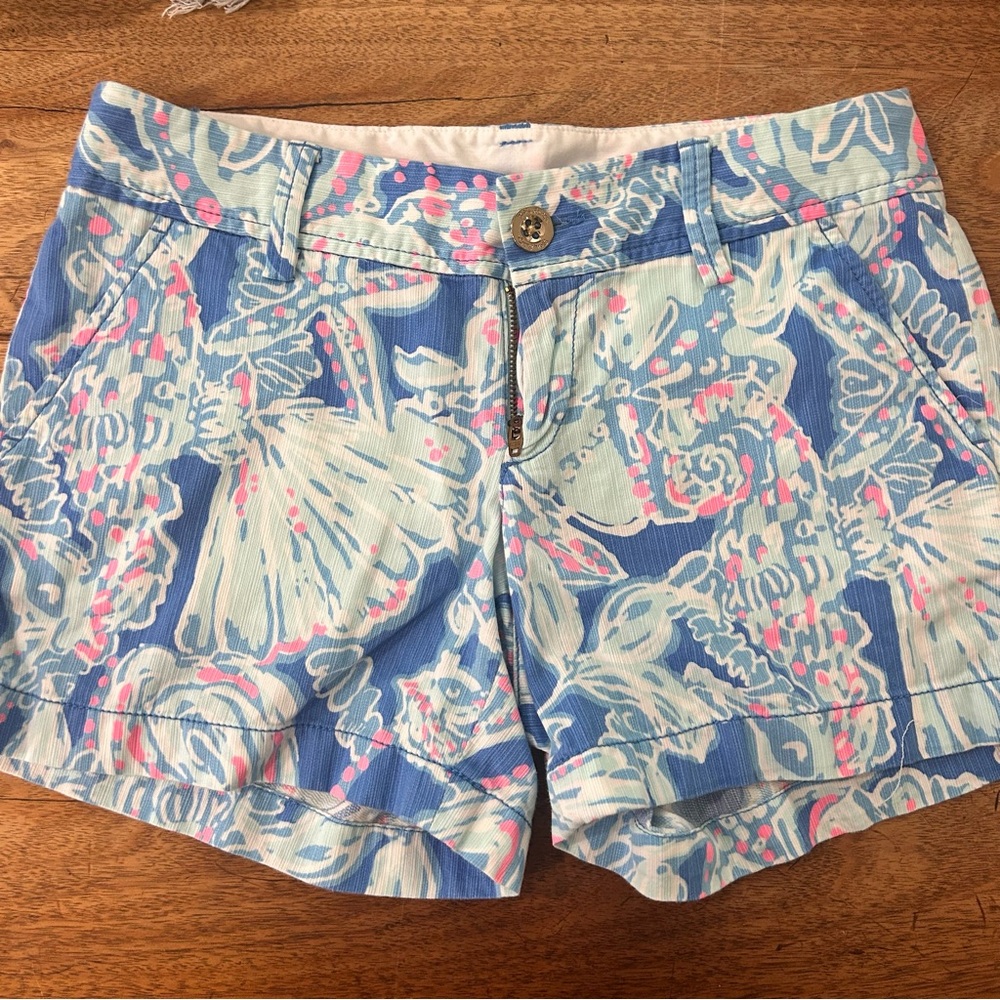 Lilly Pulitzer Blue and Pink Patterned - The Callahan Short